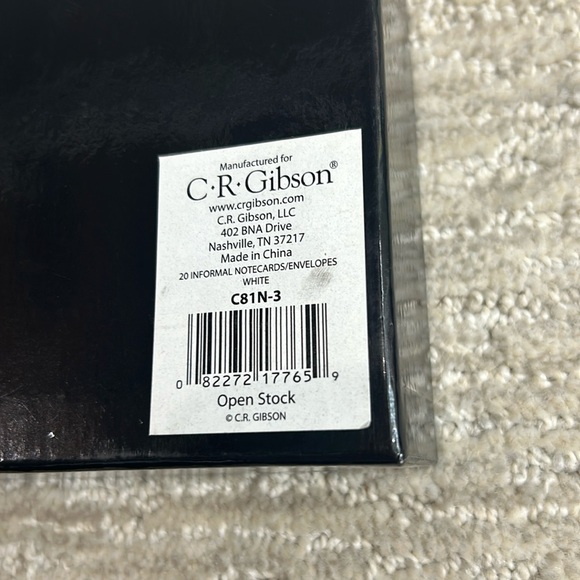 20 Informal White Notecards & Envelopes by CR Gibson - Picture 3 of 3